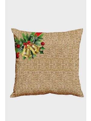 Ayrex Bej Yeniyıl Yılbaşı Christmas Noel Kırlent Kılıfı KRL1292