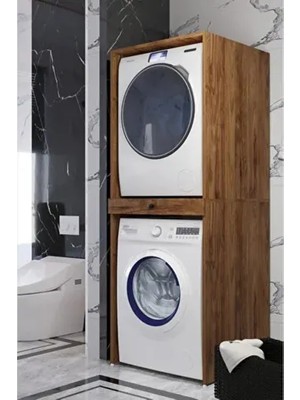Vivense Asel Çamaşır ve Kurutma Makinesi Dolabı, Atlantik Çam
