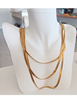 Ases Store Italyan Zincir Çoklu Kolye