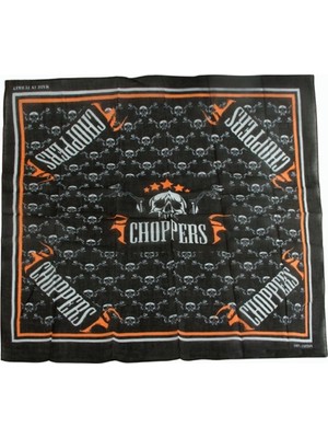 Pileli Store Kuru Kafa Desenli Bandana 50*50