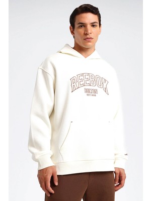 Reebok Sweatshirt Erkek Ekru Navarre Hoodıe