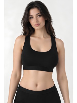 Jusmart Kadın Modal Yüzücü Krop | Göğüs Pedli Yüzücü Kesim Crop Üst | Modal Kumaş Kadın Üst | Kolsuz Kısa Crop | Günlük Kadın Üst Giyim | Sade Yüzücü Model | Modern Modal Crop Üst | Şık Günlük Kısa Üst Modeli