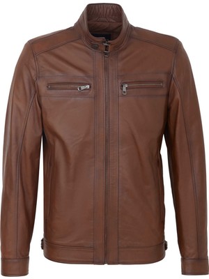 Tergan Taba Hakiki Deri Erkek Deri Mont - E26KDM310643-R46