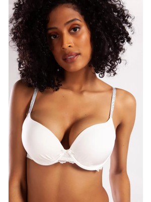 Golshan Goldy Heavy Push Up Bra, Ekru Renk  Konforlu ve Şık Sütyen