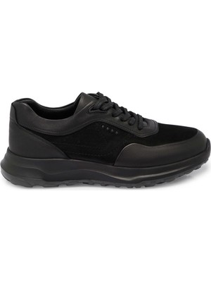 Tergan Siyah Hakiki Deri Erkek Sneaker - E25S1AY57439-A64