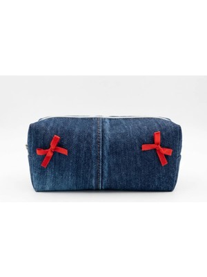 Cıny Darkdenim Fiyonklu Pinterest Makyaj Çantası TB041