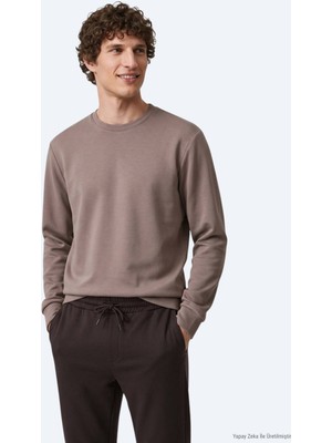 Kip Fındık Düz Sweatshirt