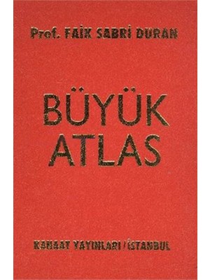 Lisinya Kanaat Büyük Atlas (Ciltli)