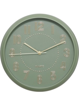 Mudo Home LUDEN DUVAR SAATİ YEŞİL 30CM