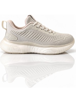 Tonny Black Erkek Bej Hava Yastığı Detaylı Bağcıklı Sneaker