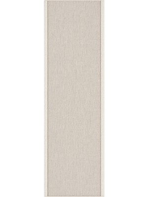 Halını Al Dekorenti Siena 3702 Bej Sisal Halı – Çerçeveli Mutfak ve Koridor Halısı