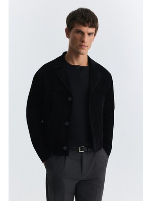 Antioch Crop Fit Suni Süet Ceket
