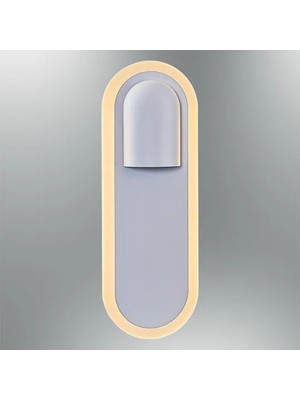 Vivense Özcan Aydınlatma Torch LED Aplik Beyaz Renk, 2723-03-01