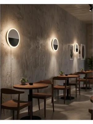 Vivense Özcan Aydınlatma Ball LED Aplik Siyah Renk, 2723-04-19
