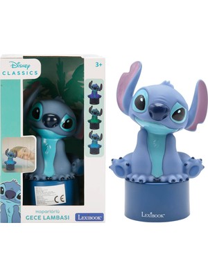 Lexibook Sesli ve Işıklı 3D Disney Stitch Gece Lambası