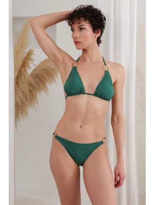 Adasea Lapieno 264204 Aksesuarlı Üçgen Bikini Takım