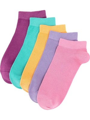 U.S. Polo Assn. Kadın 5'li Çorap Patik Colore