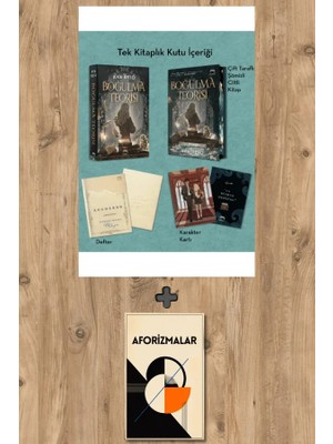 Yabancı Yayınları Boğulma Teorisi Özel Baskı Kutulu Set (Ciltli - Yan Boyamalı) + Aforizmalar