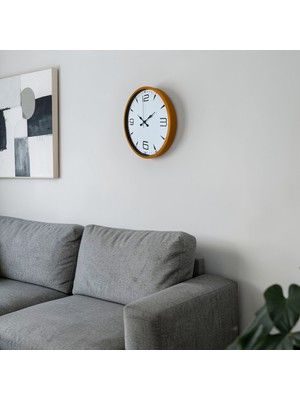 Çetiner Group Energy Turuncu 36 cm Duvar Saati