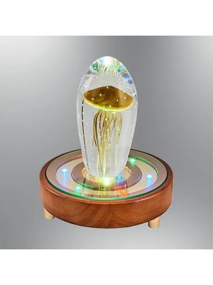 Vivense Özcan Aydınlatma Jelly Ledli Masa Lambası Dekor Standı Meşe , 3017-14