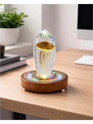Vivense Özcan Aydınlatma Jelly Ledli Masa Lambası Dekor Standı Gül , 3017-13
