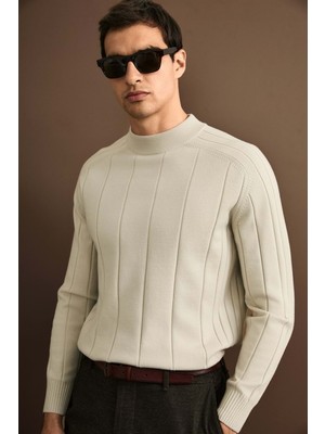 Lufian 112090195 Grand Yün Karışımlı Kazak Erkek Sweatshirt