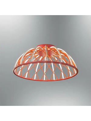 Vivense Özcan Aydınlatma Chute K. Plafonyer D61 Kırmızı, 3229-1-06