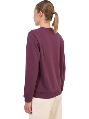 Lumberjack Sweatshirt Kadın Mor We 16DIGO