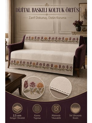 Gece Home Çok Amaçlı Modern Bohem Kadife Koltuk Örtüsü,çekyat Örtüsü Piknik Örtüsü Masa Örtüsü Kaymaz Süngerli