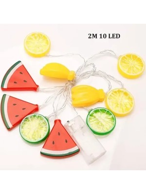 Pileli Store 2m 10 LED Karışık Meyveler