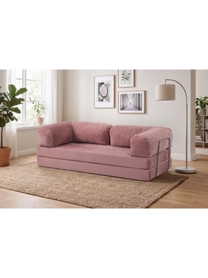 Vivense Lina Çok Amaçlı Yataklı Aktivite Koltuğu, Pembe, 80X160