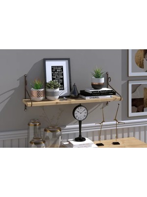 Vivense Seramoni Raf Seti 1 Raflı 200X720 Safir Meşe Malibu
