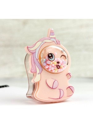 Bak Gel Al Sevimli Unicorn Tasarımlı Pastel Renkli Kalemtıraş –Mikro Okul Çantaları Kırtasiye Malzemesi