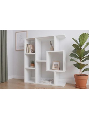 Vivense Enda Home Yegane Çift Kullanımlı Duvar Rafı Beyaz