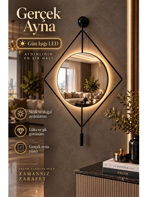 MGS Ayna Duvar Aynası  Linna  Salon Hol Banyo Aynası Ev Dekorasyonu Ayna