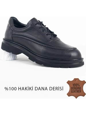 Siyah 100%HAKIKI Deri Erkek Klasik Ayakkabı Kişiye Özel Hediyeli Ortopedik Tabanlı VT80
