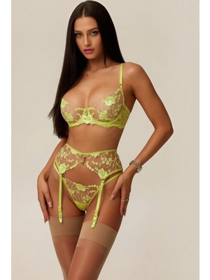 New Dreams Modern Şık Rahat Renkli Elegant Gecelik Kombin Set