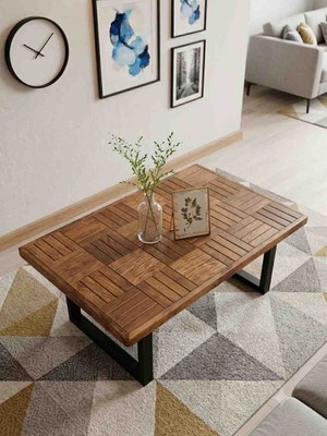 Mirrorss Orta Sehpa 90 x 60 cm  Retro Tasarım  ,salon Ofis Sehpaları