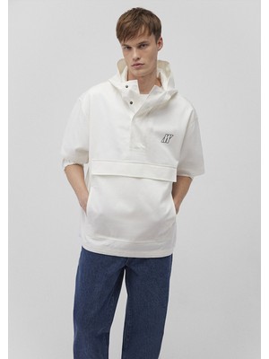 Mavi Kapüşonlu Pro Beyaz Sweatshirt 0211338-70057