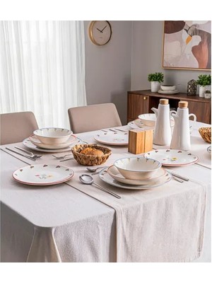 Vivense Liora Yemek Takımı 24 Parça 6 Kişilik