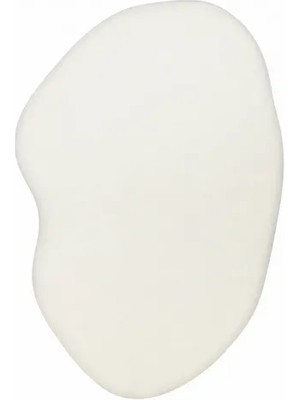 Vivense Morfe 02 White Özel Kesim Asimetrik Yumuşak Halı, 100X150