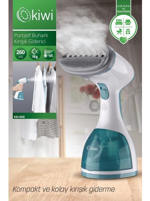 Ksı 650 1200W Portatif Buharlı Kırışık Giderici Dikey Ütü