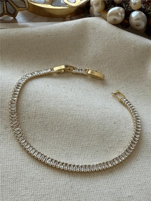 Feray Atak Collection Gold Ince Baget Suyolu Bileklik