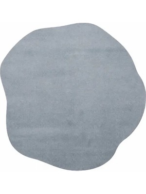 Vivense Morfe 04 Blue Özel Kesim Asimetrik Yumuşak Halı, 200X200