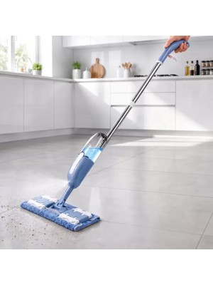 Nemere İthalat Spreyli Mop - Doldurulabilir Su Haznesi - Yedek Mikrofiber Bez Hediyeli Nemere Ithalat