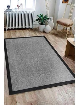 Vivense Novello Agra Hasır Dokulu Sisal Siyah Halı, 160X230