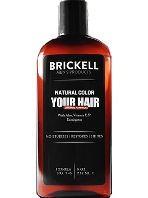 Bezos Brickell Saç, Sakal Beyazlık Giderci ve Renklendirci Şampuan 237 ml 3 Adet Hair, Beard Whiteness Remover And Color Color Shampoo 237ML 3 Pc.