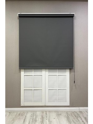 Stor Perde Ithal Mat Polyester P1090, Gri, 210 x 260