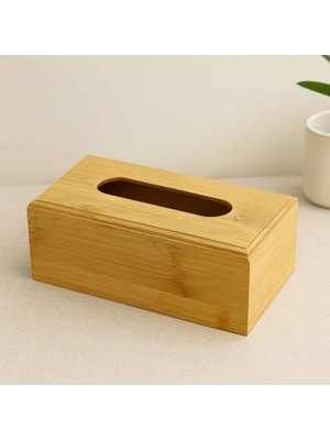 Birsence Ahşap Bambu Peçetelik 11.6X22.8 cm