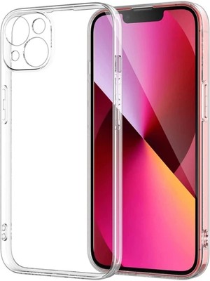 Ally iPhone 14 6.1inç Crystal Clear Kamera Korumalı Sert Pc KILIF-(5775)